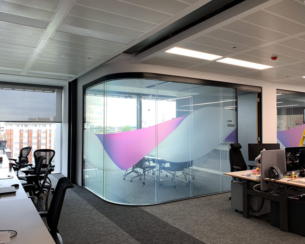 Office with Clear Smart Film