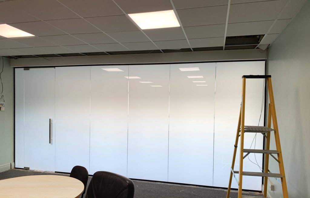 Frosted Smart Glass Meeting Room